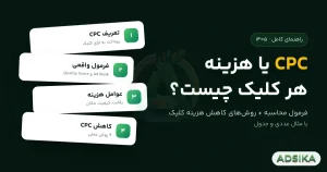 CPC یا هزینه هر کلیک چیست؟ فرمول و روش‌های کاهش - ادزیکا